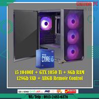 Gambar PC GAMING i5 10400F + GTX 1050 TI + RAM 8GB + SSD 128GB + Tecware ARGB dari Moon Computer #expo undefined 1 Tokopedia