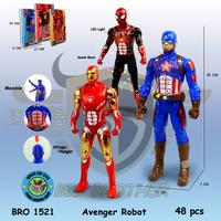 Gambar Captain America Ironman Spiderman Mainan Anak Robot Baterai Musik - Spiderman dari Indera Fun Toys undefined 1 Tokopedia