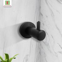 Gambar ENCHANTING Towel Holder Stainless Steel Black | Rak / Gantungan Handuk Baju Kapstok Tempel Tebal Tahan Lama Hitam Hanger Kamar Mandi 1 Kait Multifungsi Serbaguna Modern Minimalist Minimalis EUROPE ENCHANTING E530 dari Enchanting Official Shop undefined 2 Tokopedia