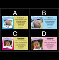 Gambar KARTU UCAPAN SYUKURAN BERI NAMA BAYI dari pradhana printing undefined 2 Tokopedia