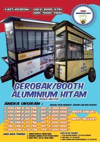 Gambar Gerobak Aluminium Donat Goreng Murah Kuat Gratis Branding Alumunium - 150x60 dari Toko Gerobak Murah undefined 3 Tokopedia