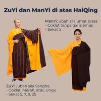 Gambar Hung Hsuan Jubah Hai Ching Fa Yi Civara Mahayana Kuning Taiwan Size 40 dari Dharmaduta Store undefined 5 Tokopedia