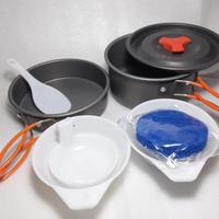Gambar nesting ds200 cooking set alat masak camping pancook dari Boncabe Outdoor undefined 5 Tokopedia