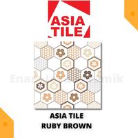 Gambar Keramik Asia Tile Ruby Brown, Blue dll, 25x25 Keramik Lantai - Grey dari 6 ENAM JAYA KERAMIK undefined 1 Tokopedia