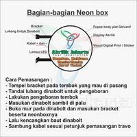 Gambar Neon Box custom Oval 100 x 70cm - 1sisi dari Akrilik Jakarta Advertising undefined 5 Tokopedia