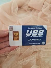 Gambar 2 Gram UBS LM Logam Mulia Emas Batangan Investasi Original Asli Barcode QR Code SNI 24K 999.9% dari sekarsarijewelrypecinan undefined 5 Tokopedia