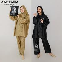 Gambar Jas Hujan Pria Wanita ,Mantel Ujan,Raincoat,Jas Hujan Original HANS - crem, L dari hans store_ undefined 5 Tokopedia