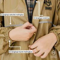 Gambar Jas Hujan Pria Wanita ,Mantel Ujan,Raincoat,Jas Hujan Original HANS - crem, L dari hans store_ undefined 4 Tokopedia