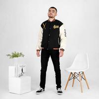 Gambar jaket varsity bordir baseball original pria terlaris dari sideworkstuff undefined 3 Tokopedia
