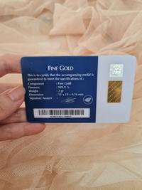 Gambar 2 Gram UBS LM Logam Mulia Emas Batangan Investasi Original Asli Barcode QR Code SNI 24K 999.9% dari sekarsarijewelrypecinan undefined 4 Tokopedia