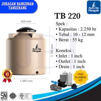 Gambar Toren / Tangki Air Penguin Kapasitas 2250 Liter - TB 220 - Orange dari Juragan Bangunan Tangerang undefined 1 Tokopedia