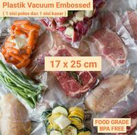 Gambar Plastik vacuum embossed 17x25 / Vakum embos 17 x 25 cm - 17x25 BULAT dari Mitra Packindo Machinery undefined 3 Tokopedia