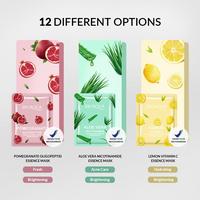 Gambar BIOAQUA - Sheet Mask Brightening Hydrating Essence Face Mask - kiwi dari Beauty Secrets Id undefined 2 Tokopedia