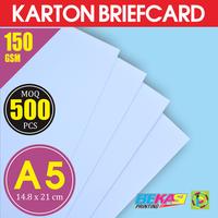 Gambar Kertas Gambar Teknik Briefcard Manila 150 gram A5 148x210 mm dari Bekasi Printing Utama undefined 1 Tokopedia
