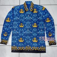 Gambar Seragam Korpri Baju Korpri Pria Kemeja Korpri - Batik Umum Pria, Jumbo XXXL/4L dari pasar baru bandung store undefined 4 Tokopedia