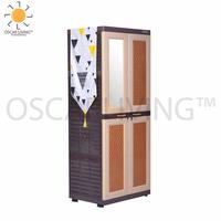 Gambar Lemari Pakaian Plastik 2 Pintu Cermin Gantung Tabitha CORTEZ dari Oscarliving Tangerang undefined 3 Tokopedia