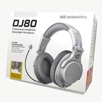 Gambar DBE DJ80 / DJ 80 HEADPHONE FOLDABLE DETACHABLE MICROPHONE ORIGINAL dari Qiima Fashion &amp; Boutique undefined 1 Tokopedia