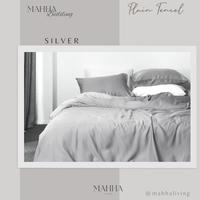 Gambar SPREI MAHHALIVING Set Jacquard Tencel POLOS (without bedcover) - 90x200x30 dari Mahhaliving undefined 2 Tokopedia