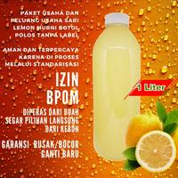 Gambar Sari Lemon Asli 1 Liter Pure Lemon Juice Air Lemon Murni sudah BPOM dari Elmas Fresh Official undefined 1 Tokopedia