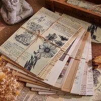 Gambar ST498 - 30Pcs Retro Material Paper Note DIY Scrapbook Planner Journal - Flower Book dari Dlimztore undefined 4 Tokopedia