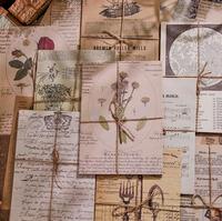 Gambar ST498 - 30Pcs Retro Material Paper Note DIY Scrapbook Planner Journal - Flower Book dari Dlimztore undefined 1 Tokopedia