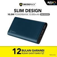 Gambar Micropack Type-C Power Bank 10.000 mAh Black (PB-10000 C) (FS) - Hitam dari Micropack Indonesia undefined 1 Tokopedia