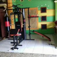 Gambar HOME GYM 3 SISI FITCLASS + SAMSAK TINJU dari Y1 SPORT undefined 2 Tokopedia