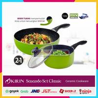 Gambar Penggorengan Wajan Set Cookware Kirin Sasando Set Classic 2 in 1 dari Home Electro undefined 1 Tokopedia