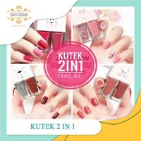 Gambar KUTEK 2IN1 CAT KUKU GEL NAIL POLISH [SANTUNKU] - RANDOM dari santunku undefined 1 Tokopedia