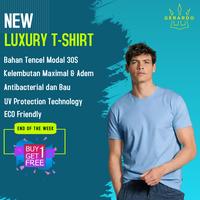 Gambar Atasan Kaos Polos Premium Cowo GERARDO Tencel Cotton Modal Steel Blue - S dari Gerardo Offical Store undefined 1 Tokopedia
