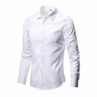 Gambar kemeja pria polos casual - Putih, M dari Kopi 7 Huruf undefined 3 Tokopedia