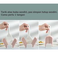 Gambar Tempat Centong Nasi Dengan Penutup Otomatis / Sendok Nasi Ada Tutup dari shohiby store online undefined 5 Tokopedia