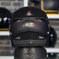 Gambar HELM MOTOR TRAIL JPN MONSA CROSS SOLID ORIGINAL PREMIUM STANDART SNI - Hitam Doff, Helm + Goggle dari BAKUL HELM MALANG undefined 4 Tokopedia
