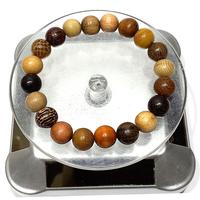 Gambar Gelang kayu 20 jenis kayu galih 10 mm dari Goes Handycraft undefined 5 Tokopedia