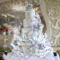 Gambar Wedding Cake | Kue Pernikahan | Sweet Pearl Garden - W2202 dari Libra Cake undefined 1 Tokopedia