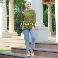Gambar BLOUSE FASHION WANITA | ATASAN WANITA MODERN | BLOUSE KANTOR - M dari RMB BATIK PEKALONGAN undefined 5 Tokopedia