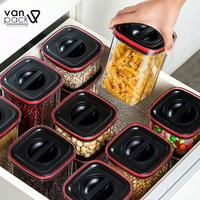 Gambar Toples Wadah Penyimpanan Makanan Kaca Kedap Udara/ Spin Sealer Jar - 600ml dari Good Share Store undefined 2 Tokopedia
