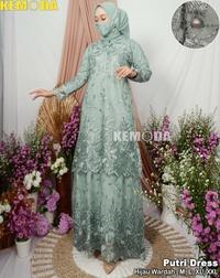 Gambar BARU ANEKA KEBAYA MODERN MUSLIM MODEL DRESS BAHAN TULLE & LAIN NYA MZ dari Chalga Mart undefined 5 Tokopedia