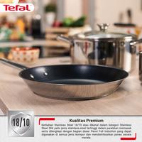 Gambar Tefal Cook Eat Frypan 20cm Wajan Stainless Anti Lengket dari Tefal Indonesia Official undefined 4 Tokopedia