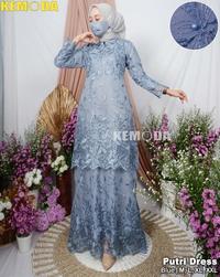 Gambar BARU ANEKA KEBAYA MODERN MUSLIM MODEL DRESS BAHAN TULLE & LAIN NYA MZ dari Chalga Mart undefined 4 Tokopedia