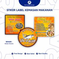 Gambar STIKER MAKANAN LABEL KEMASAN HOMEMADE CUSTOM - 8 x 7 dari RACreative undefined 1 Tokopedia