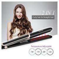 Gambar Catokan Rambut 2 in 1 Pelurus Dan Curly Kemei KM-2139 Temperatur dari SURYAELEKRONIK1200 undefined 1 Tokopedia