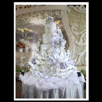Gambar Wedding Cake | Kue Pernikahan | Sweet Pearl Garden - W2202 dari Libra Cake undefined 2 Tokopedia