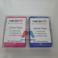 Gambar Litmus Paper Blue / Kertas PH Paper Lakmus Biru Nesco Test Asam Basa - Nesco Merah dari Medicalindo undefined 2 Tokopedia