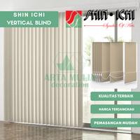 Gambar Vertical Blind Shin Ichi Tirai Minimalis Jendela Blackout Advant 22xx dari ARTA MULIA DECORATION undefined 1 Tokopedia