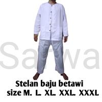 Gambar pangsi/baju pangsi/pangsi sunda/baju pangsi sunda dewasa - stelan biru, M dari waisstore1 undefined 2 Tokopedia