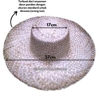 Gambar Topi Samak Topi Anyam Topi Tikar Daun Pandan Dudukuy Murah dari GROSIR PADA BERKAH undefined 2 Tokopedia