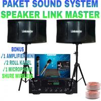 Gambar Paket karaoke paket sound cafe,restoran speaker link master 10 Inch dari new sound undefined 1 Tokopedia