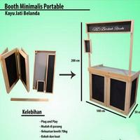 Gambar Gerobak portabel/booth stand lipat jati belanda+triplek dari UD. Berkah Rezeki undefined 2 Tokopedia