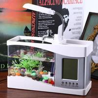 Gambar Aquarium mini aquarium ikan USB desktop fish tank running water dari Lapak Nyai. undefined 3 Tokopedia